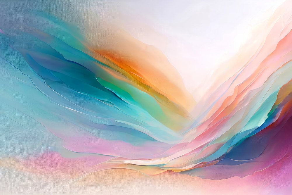 Dreamy Pastel Waves by Alpenglow Workshop