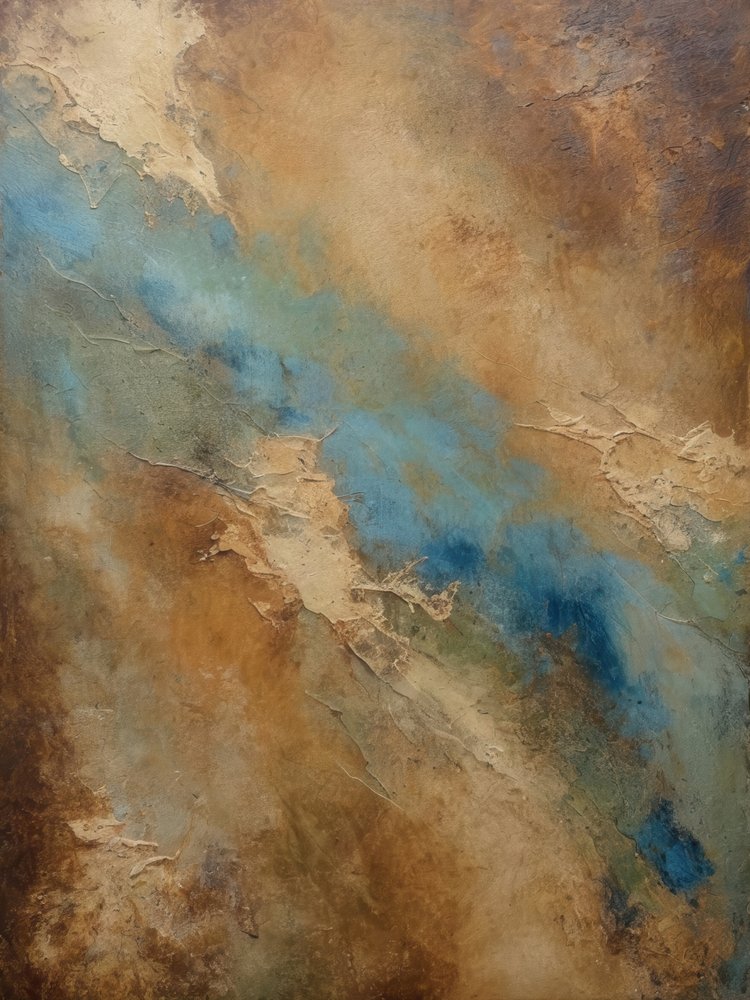 Earthy Blue Flow by Alpenglow Workshop
