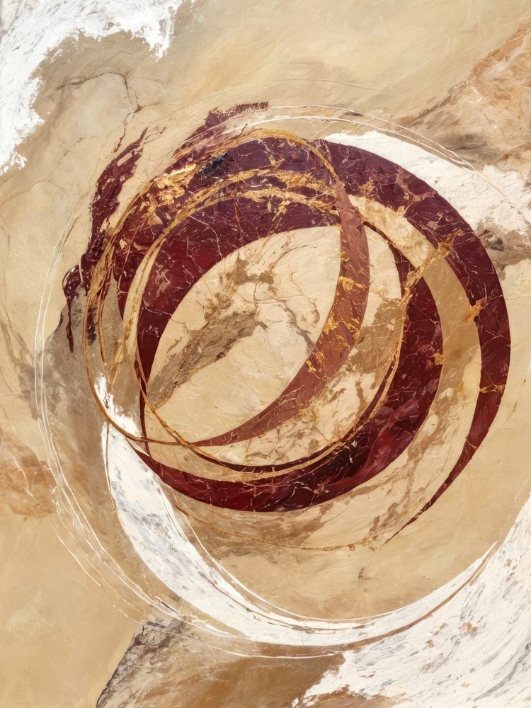 Earthy Gold Swirl by Alpenglow Workshop
