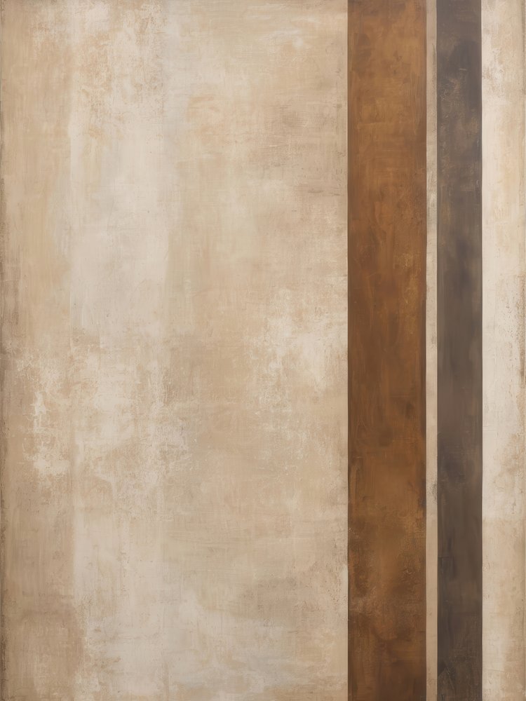 Earthy Striped Abstract by Alpenglow Workshop