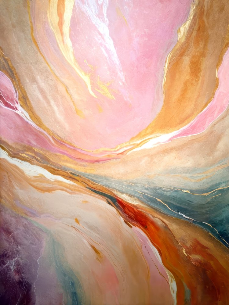Ethereal River Flow by Alpenglow Workshop