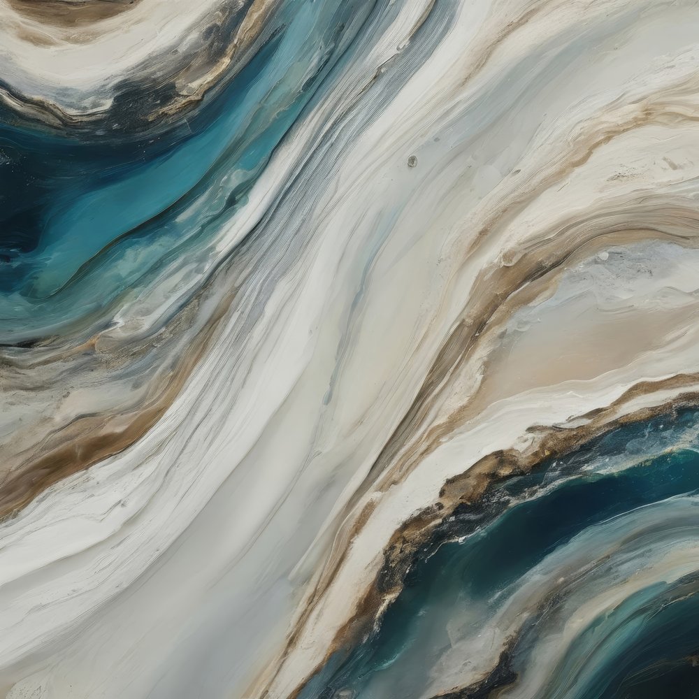 Fluid Marble Swirls by Alpenglow Workshop