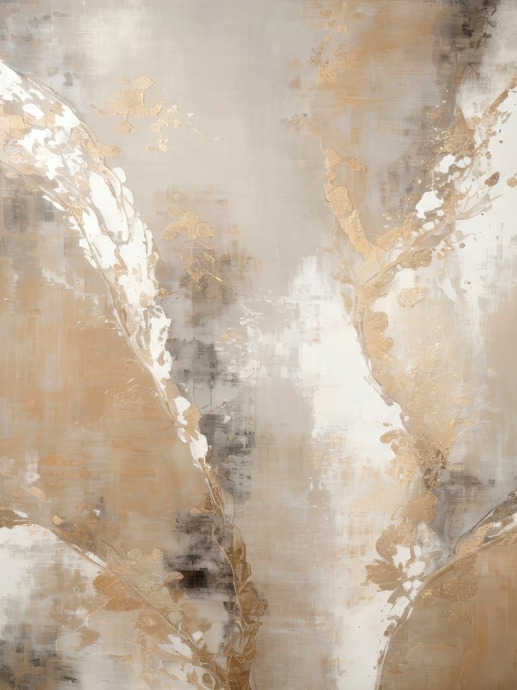 Golden Abstract Flow by Alpenglow Workshop