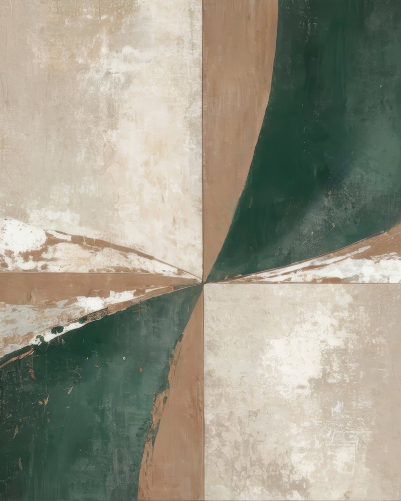 Green Earthy Swirl by Alpenglow Workshop
