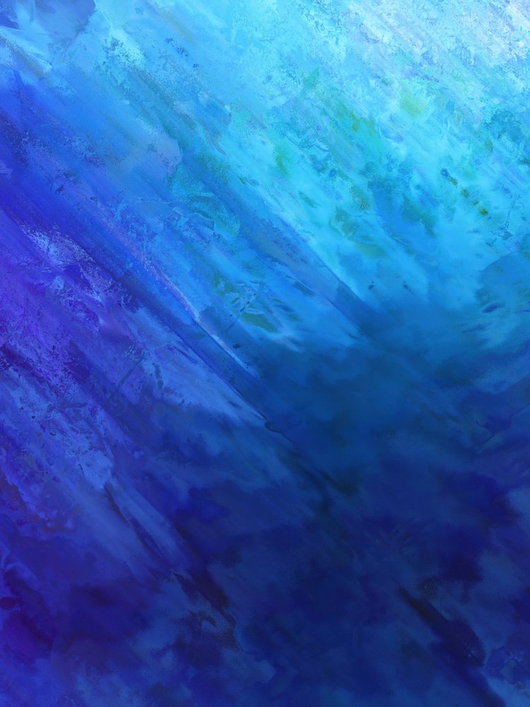 Ocean Blue Flow by Alpenglow Workshop