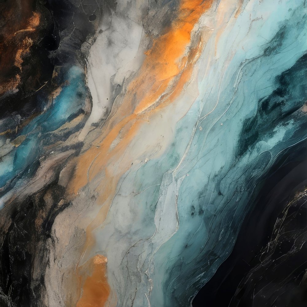 Oceanic Marble Flow by Alpenglow Workshop