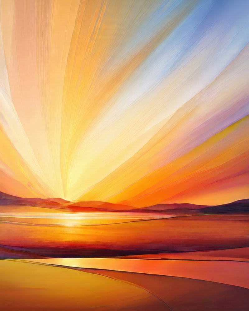 Radiant Sunrise Landscape by Alpenglow Workshop