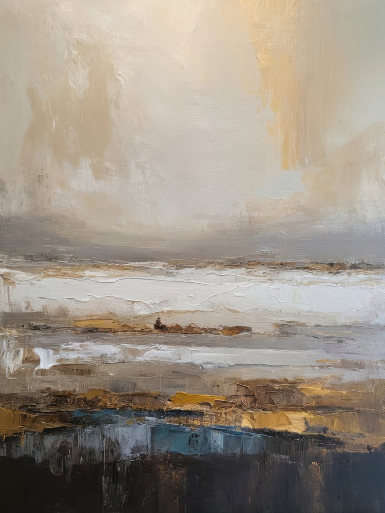 Serene Abstract Landscape by Alpenglow Workshop