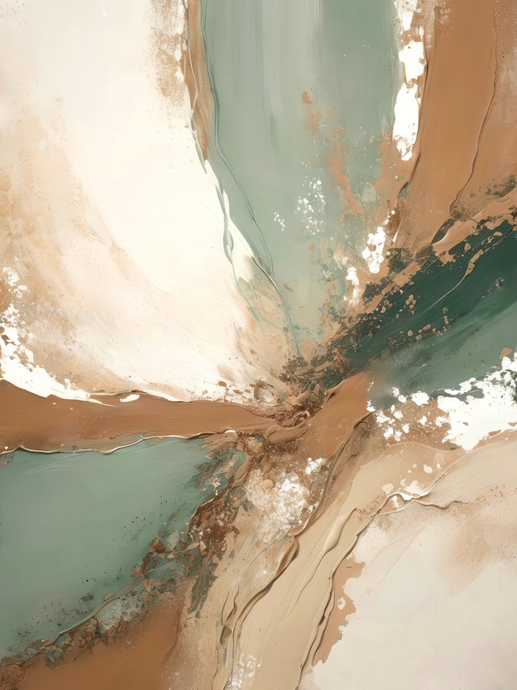 Teal Earth Flow by Alpenglow Workshop