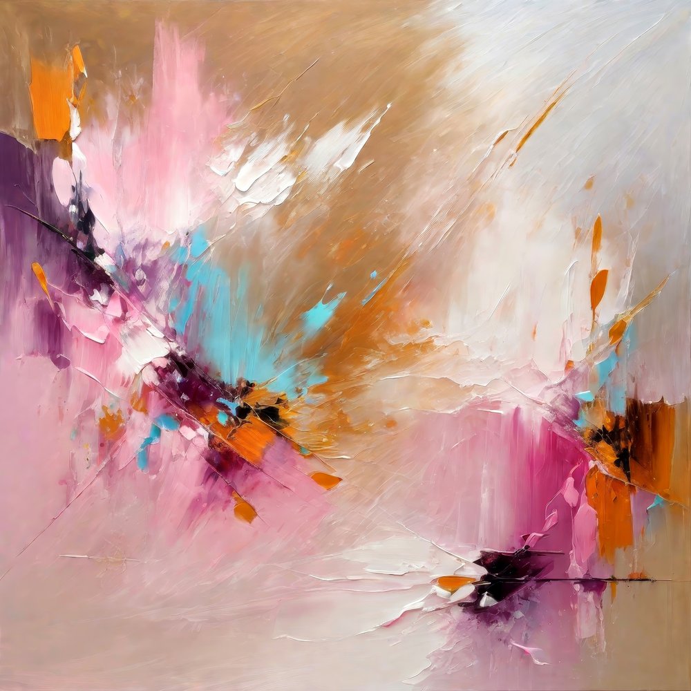 Vibrant Abstract Burst by Alpenglow Workshop