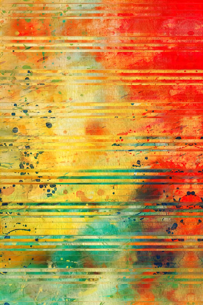 Vibrant Abstract Watercolor by Alpenglow Workshop