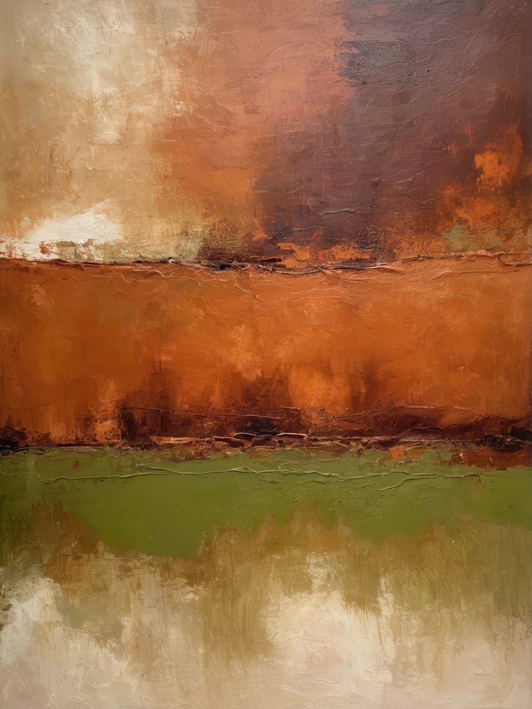 Warm Abstract Fields by Alpenglow Workshop