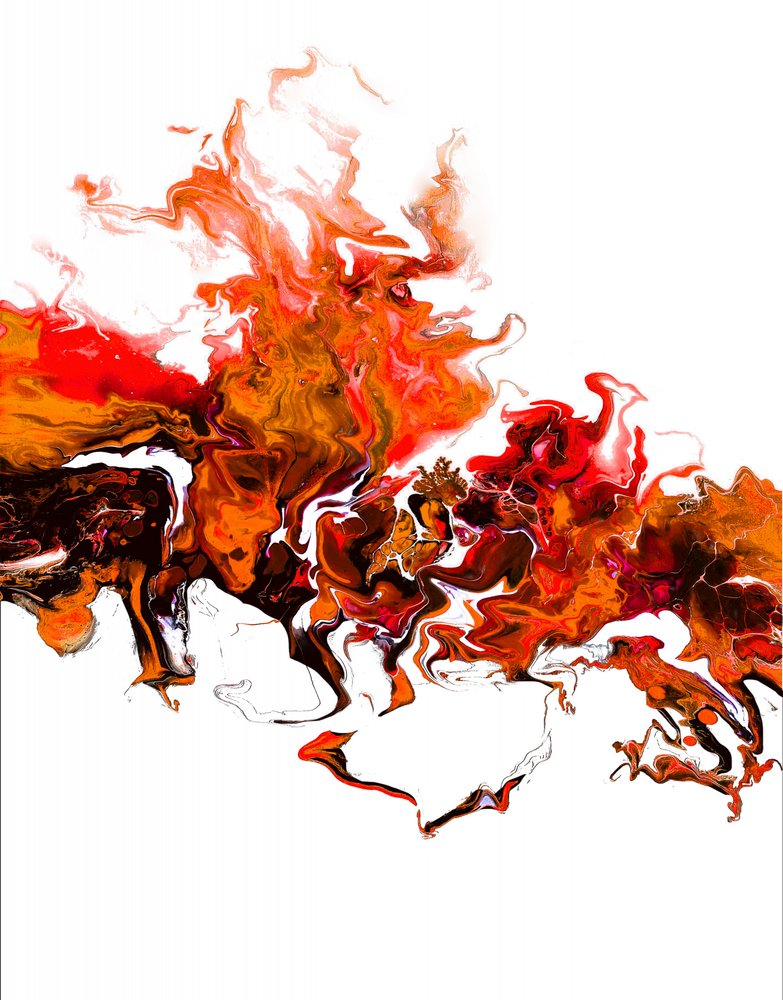 Abstract Flame Flow by Alyson Storms