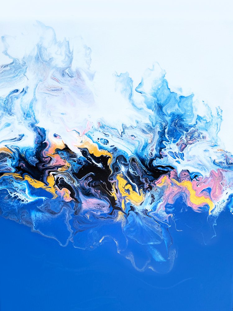 Abstract Ocean Flow by Alyson Storms