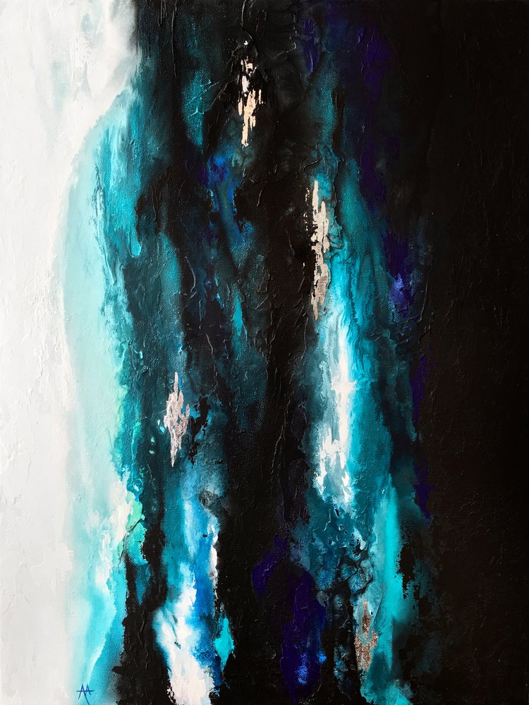 Deep Teal Current by Alyson Storms