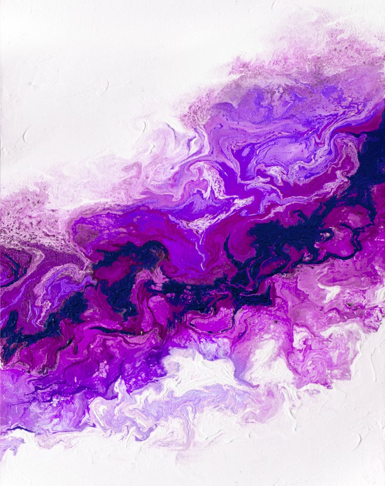 Deep Violet Flow by Alyson Storms