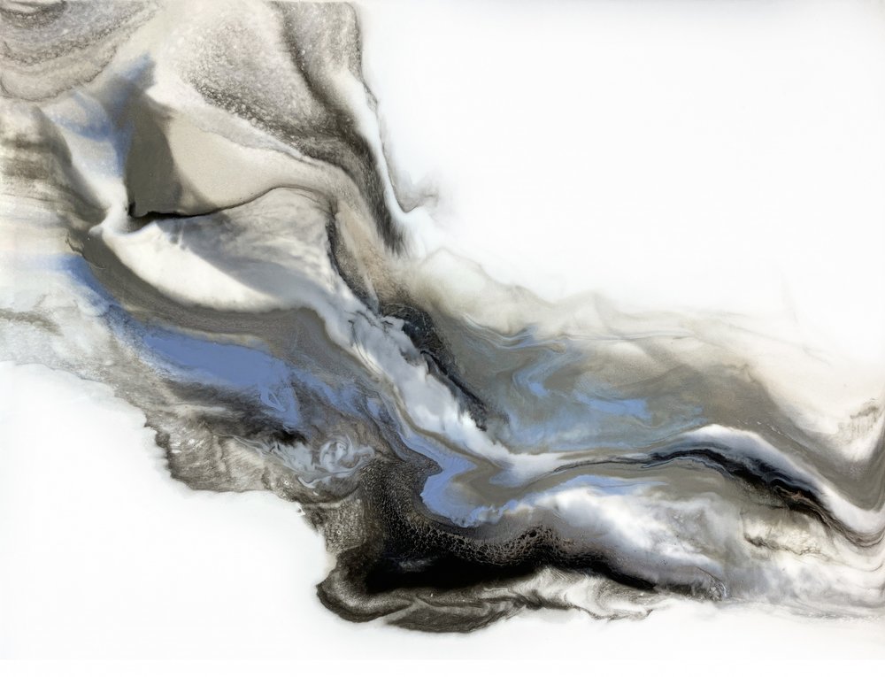 Elegant Fluid Marble Flow by Alyson Storms