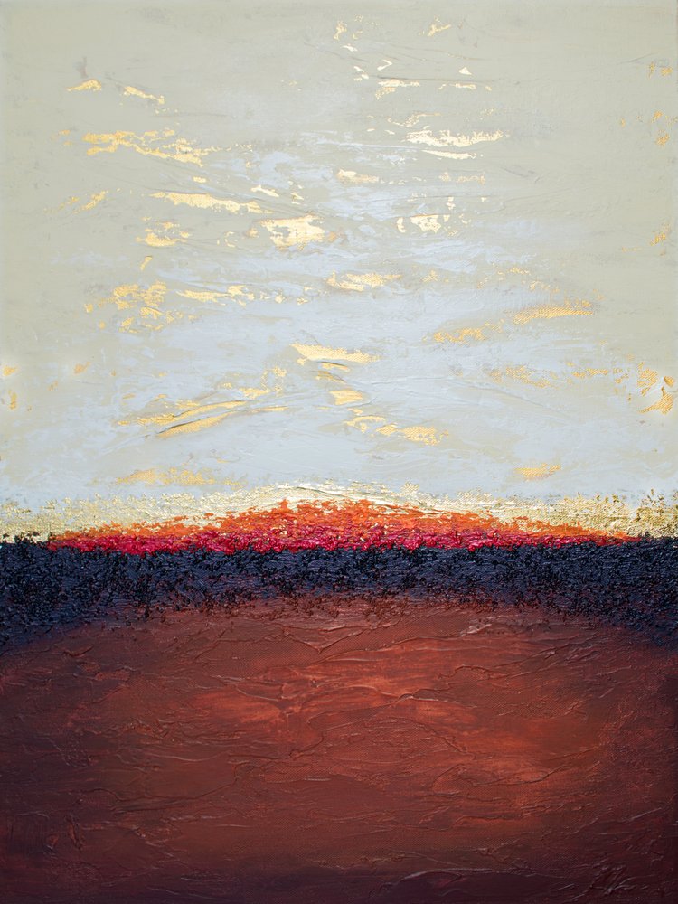 Golden Desert Horizon by Alyson Storms