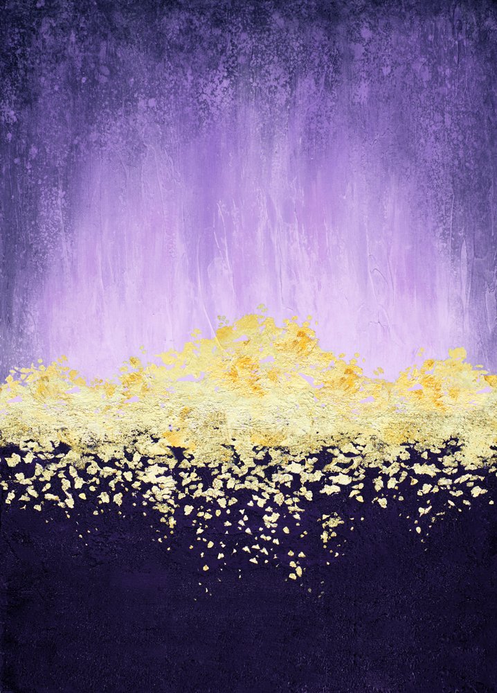 Shimmering Violet Gold by Alyson Storms