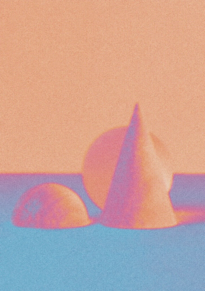 Dreamy Geometric Forms by Amy Louise Baker