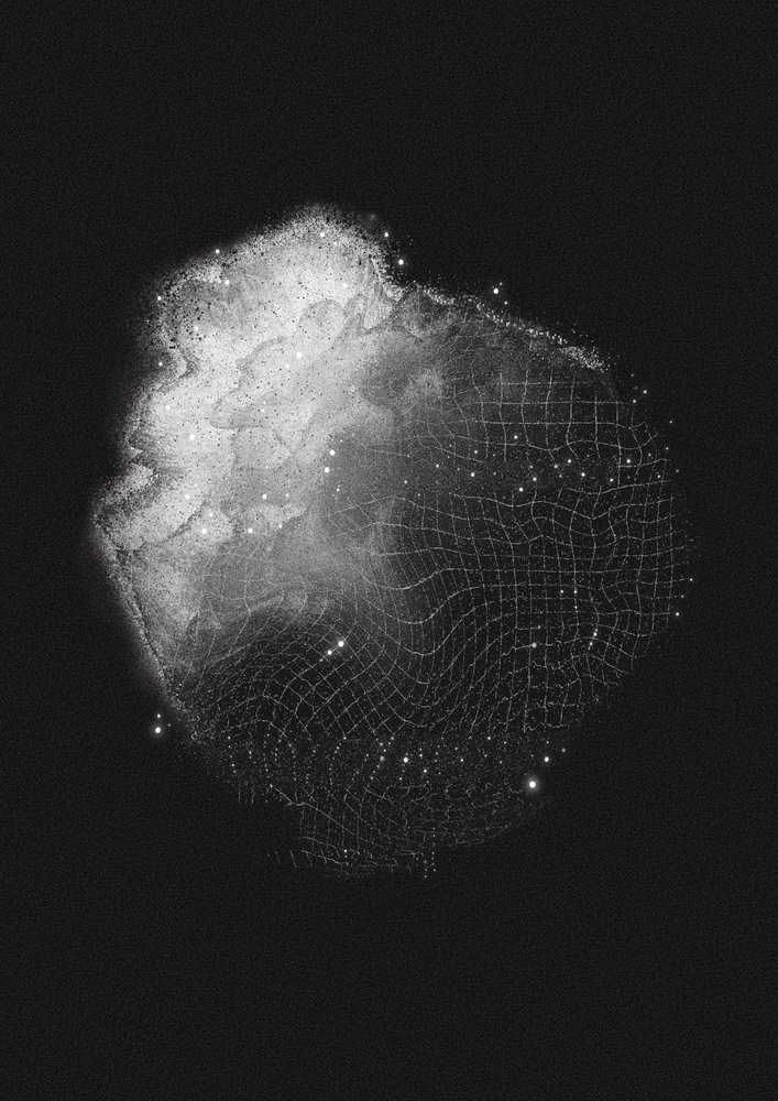 Starry Nebula Net by Amy Louise Baker