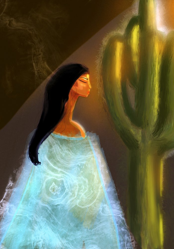 Desert Woman Spirit by Amy Straley