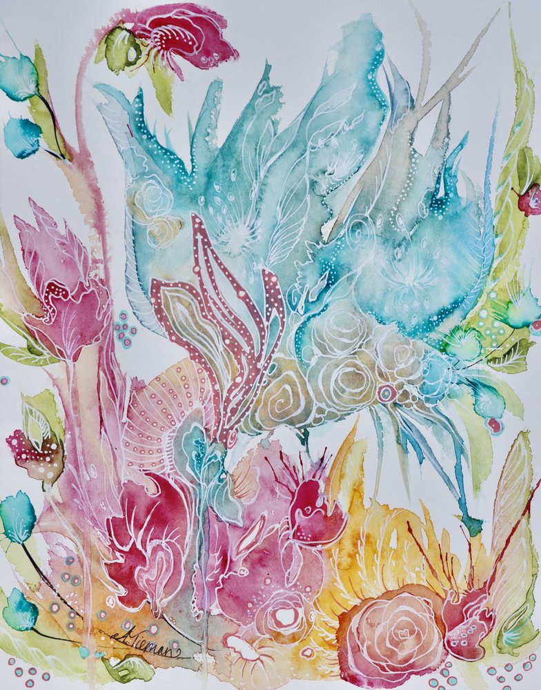 Colorful Botanical Fantasy by Amy Tieman