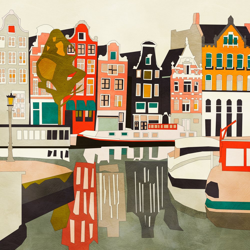 Amsterdam Houses by Ana Rut Bre