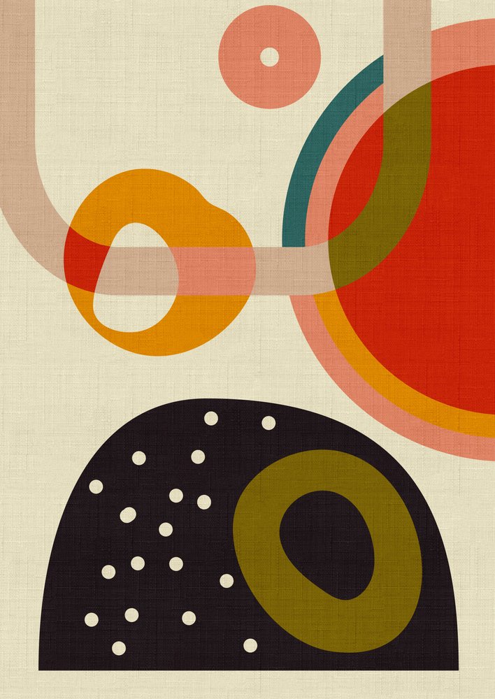 Mid Century Cirque 4 Copy by Ana Rut Bre