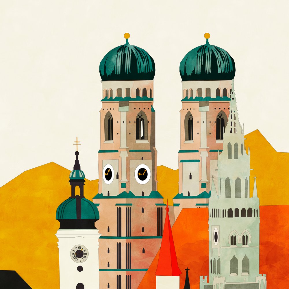 Munich, Church of Our Lady by Ana Rut Bre