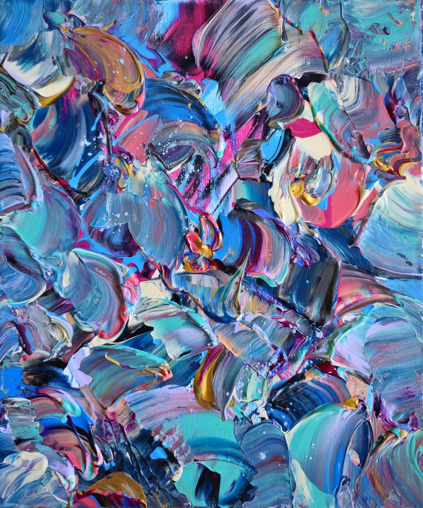 Vibrant Abstract Swirls by Anastasiya Devochkina