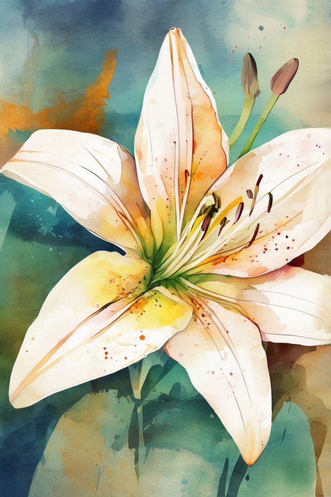 White Lily by Anda Bieza