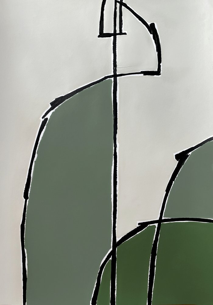 Organic Green Shapes by Andrea Reichhart