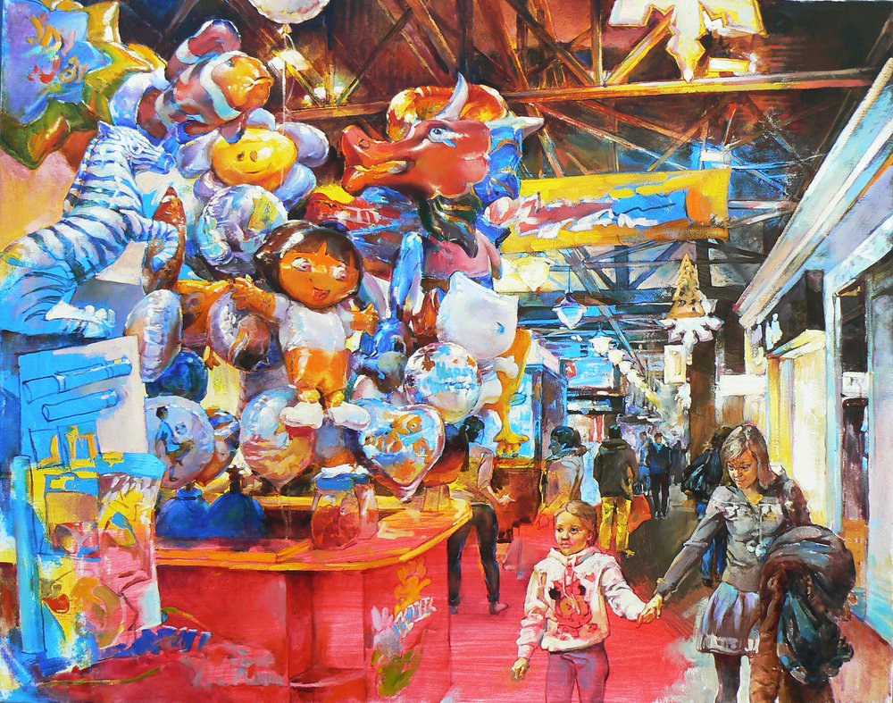 Colorful Market Balloons by Andrii Kutsachenko