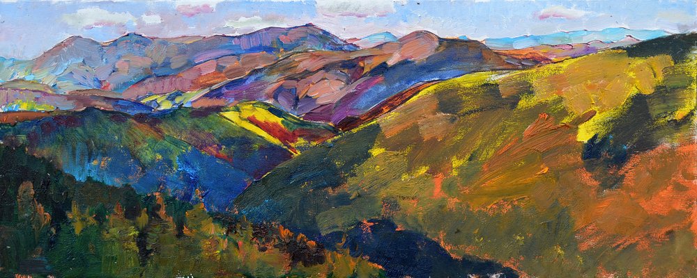 Colorful Mountain Hills by Andrii Kutsachenko