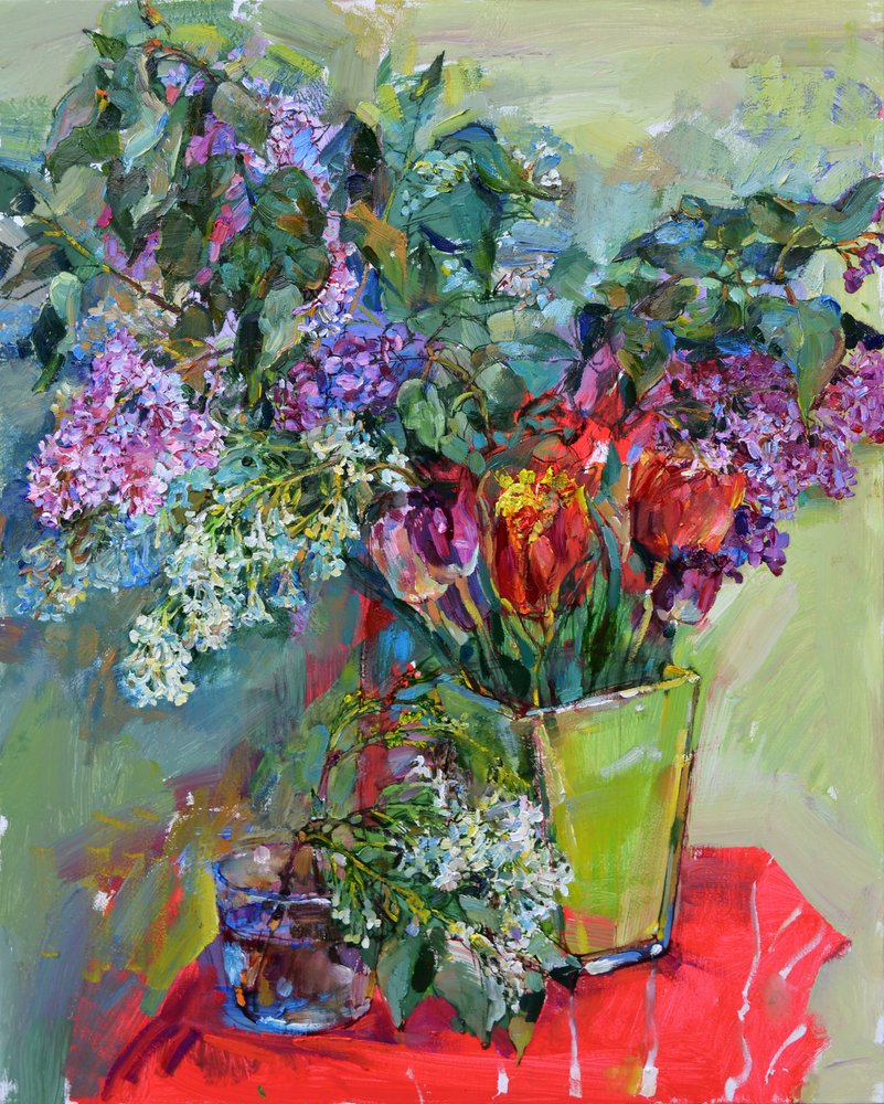 Colorful Spring Bouquet by Andrii Kutsachenko