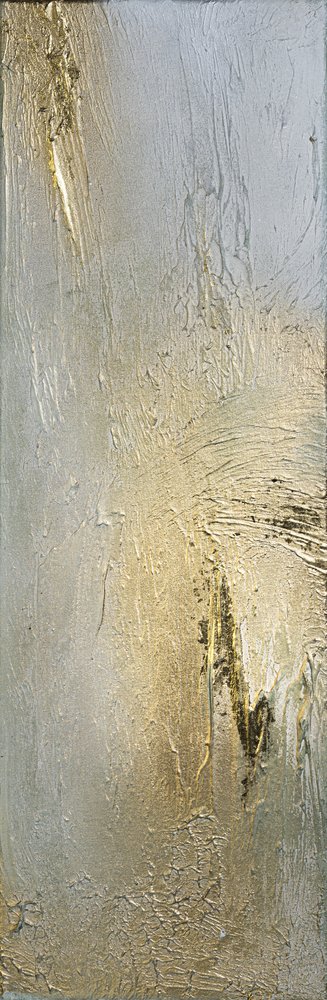 Gilded Abstract Texture by Anete Purina-Purite