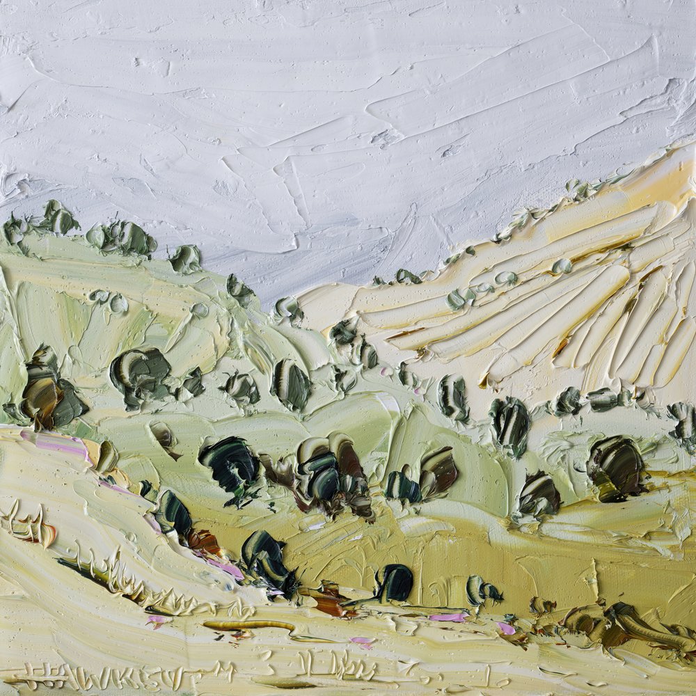 Rolling Green Hills by Angela Hawkey