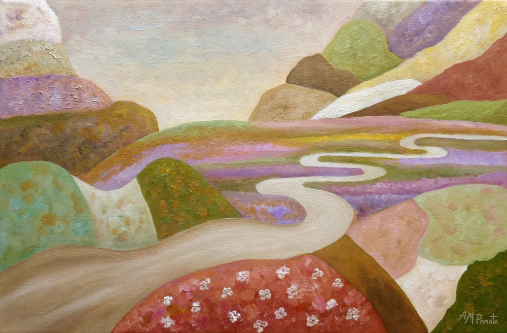Colorful Winding Path by Angeles M. Pomata