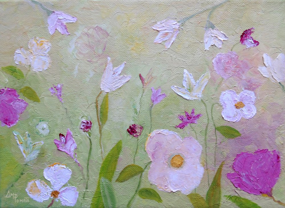 Soft Spring Garden by Angeles M. Pomata