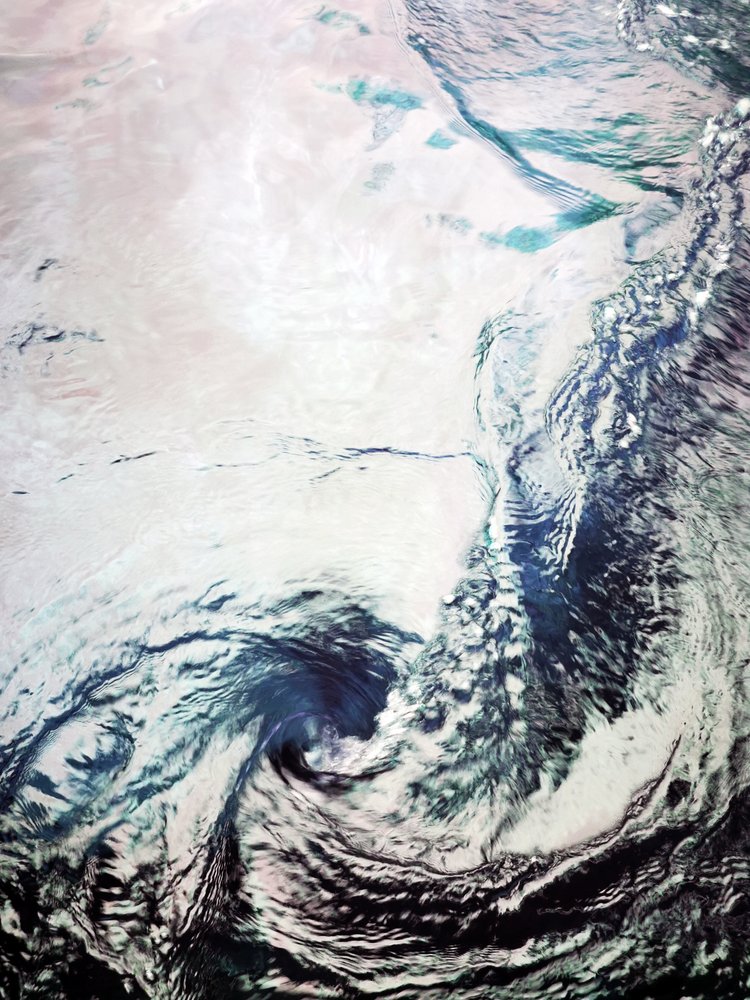 Swirling Arctic Ocean by Angelo Cerantola