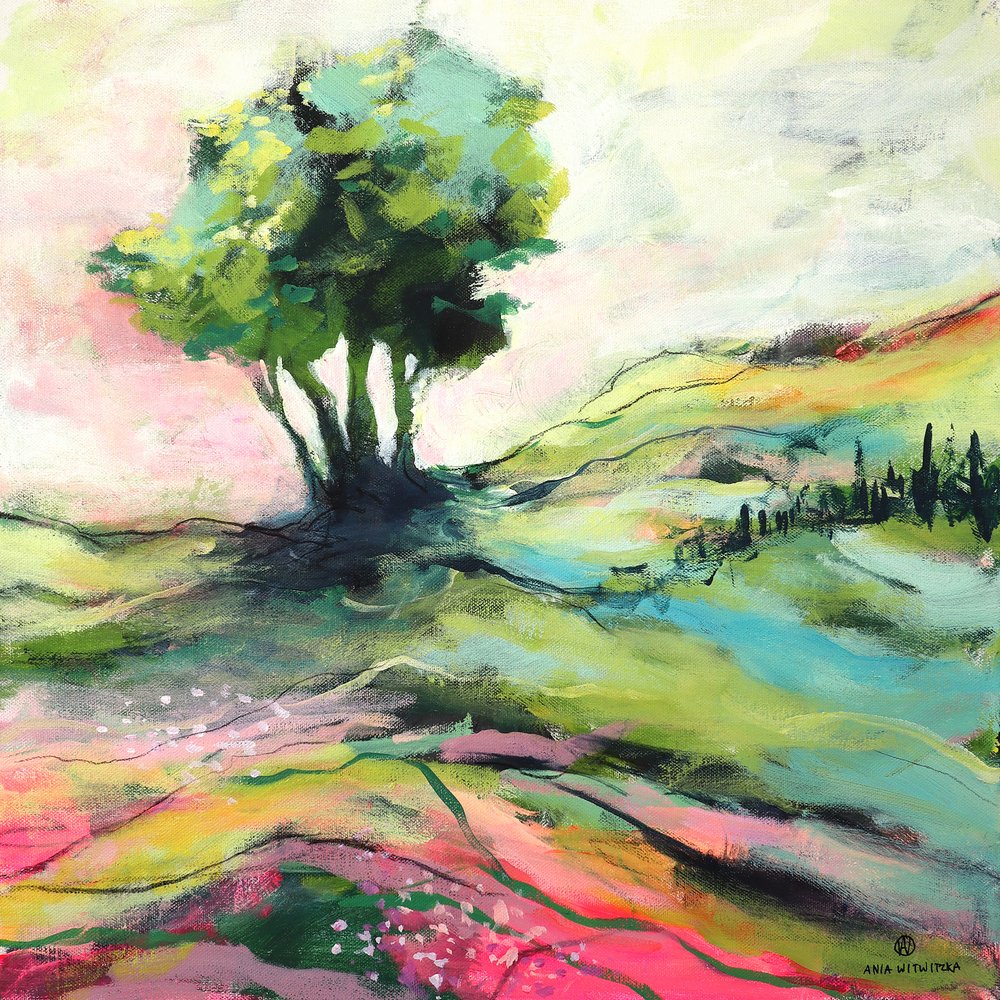Colorful Countryside Dream by Ania Witwitzka