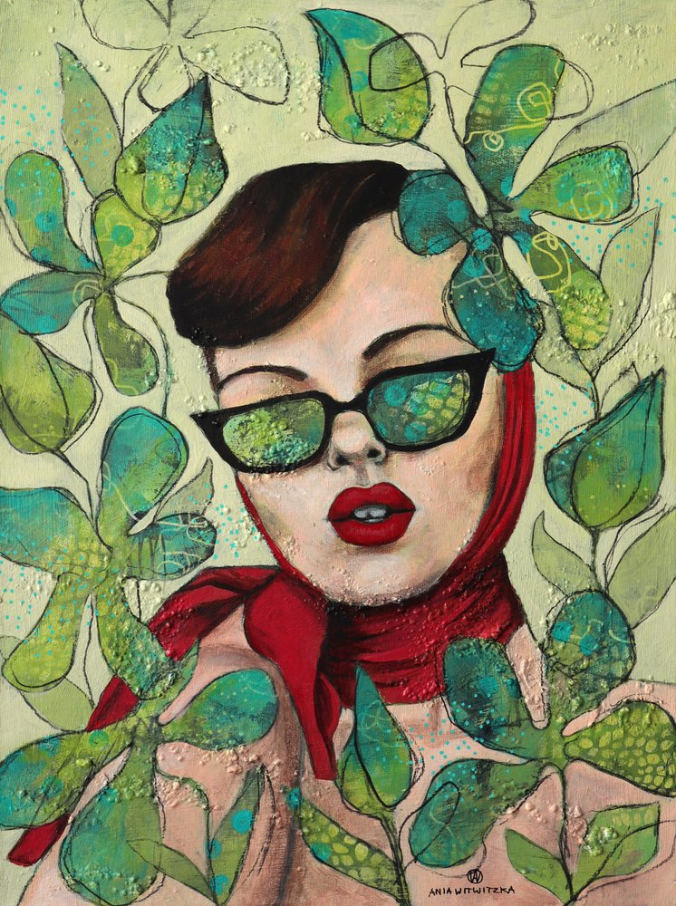 Retro Botanical Style by Ania Witwitzka