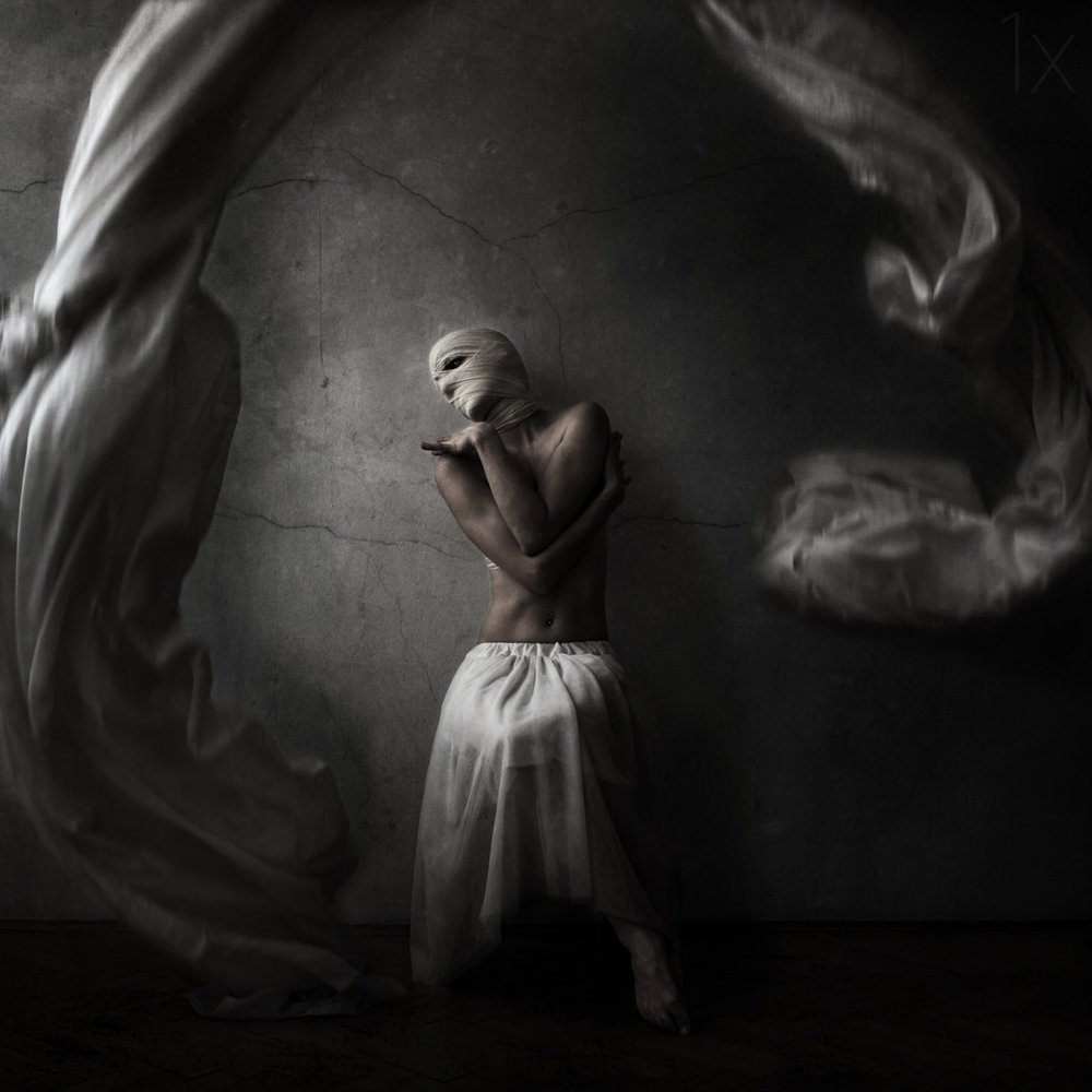 Dramatic Wrapped Figure by Anja Matko