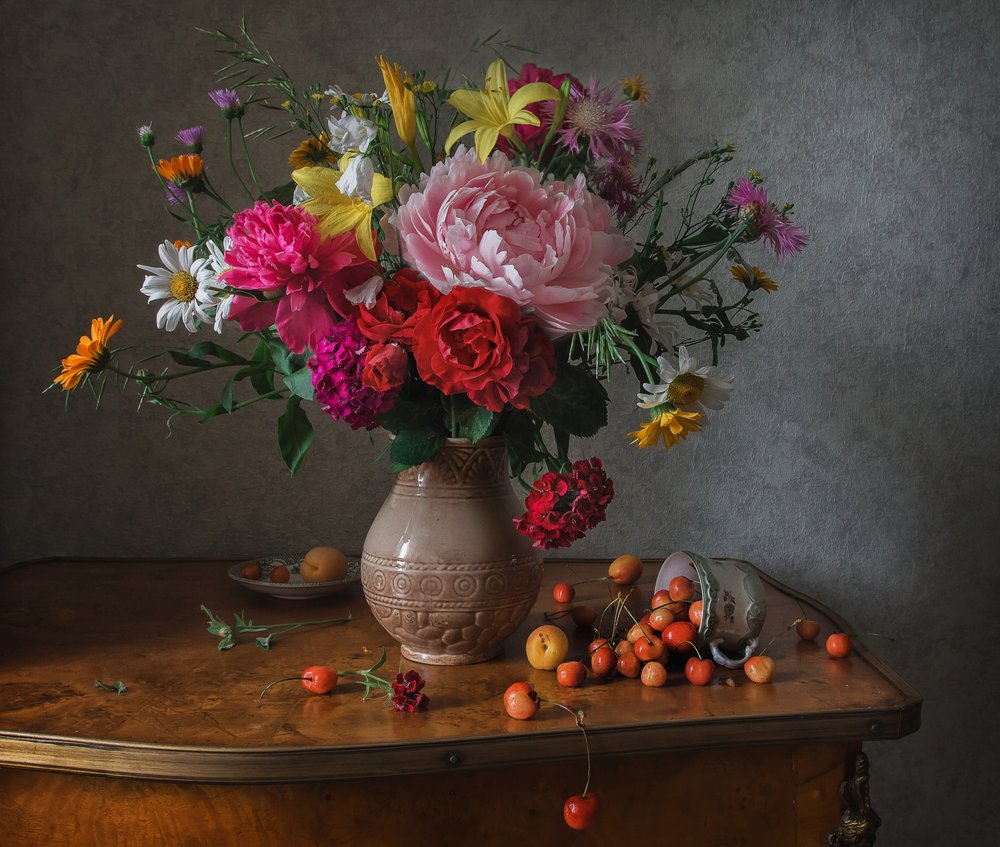 Vibrant Summer Still Life by Anna Petina