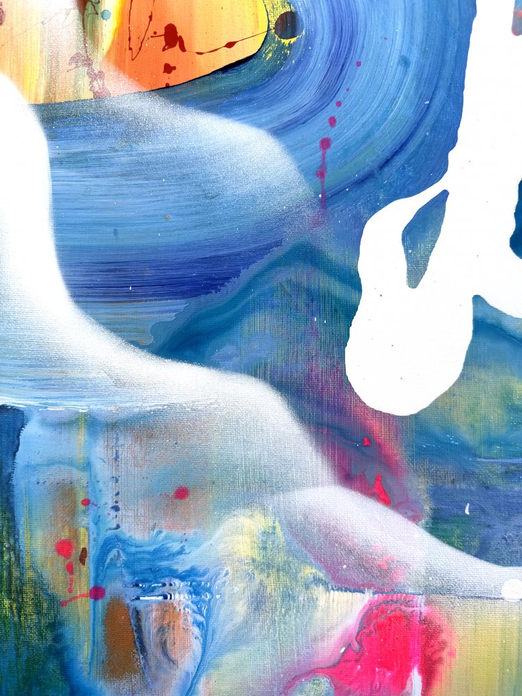 Vibrant Abstract Figure by Anna Viklund