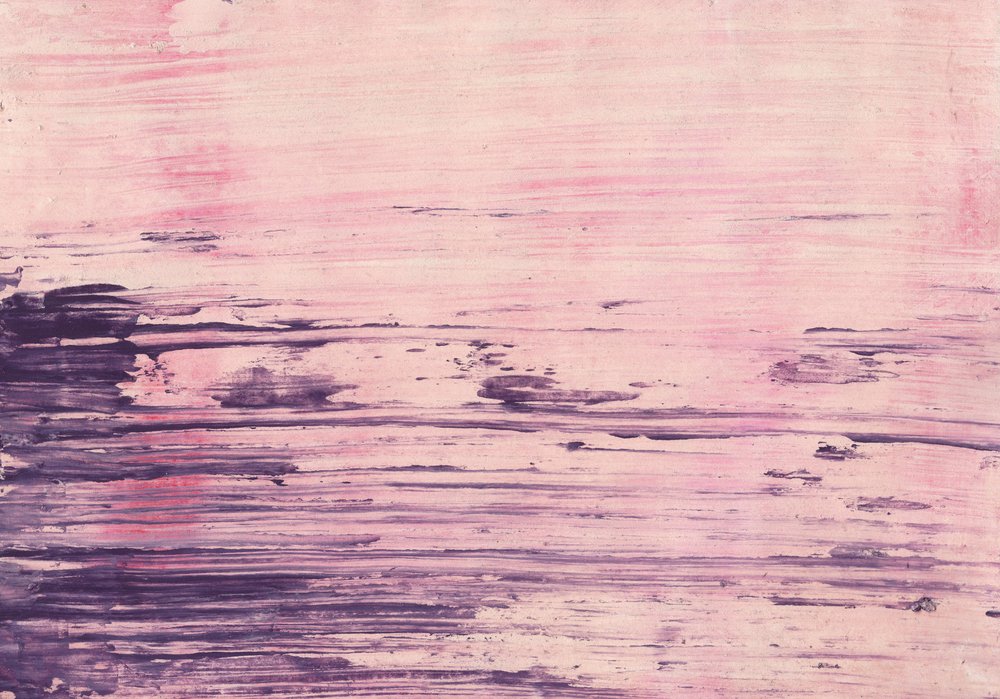 Violet Pink Abstraction by Annick