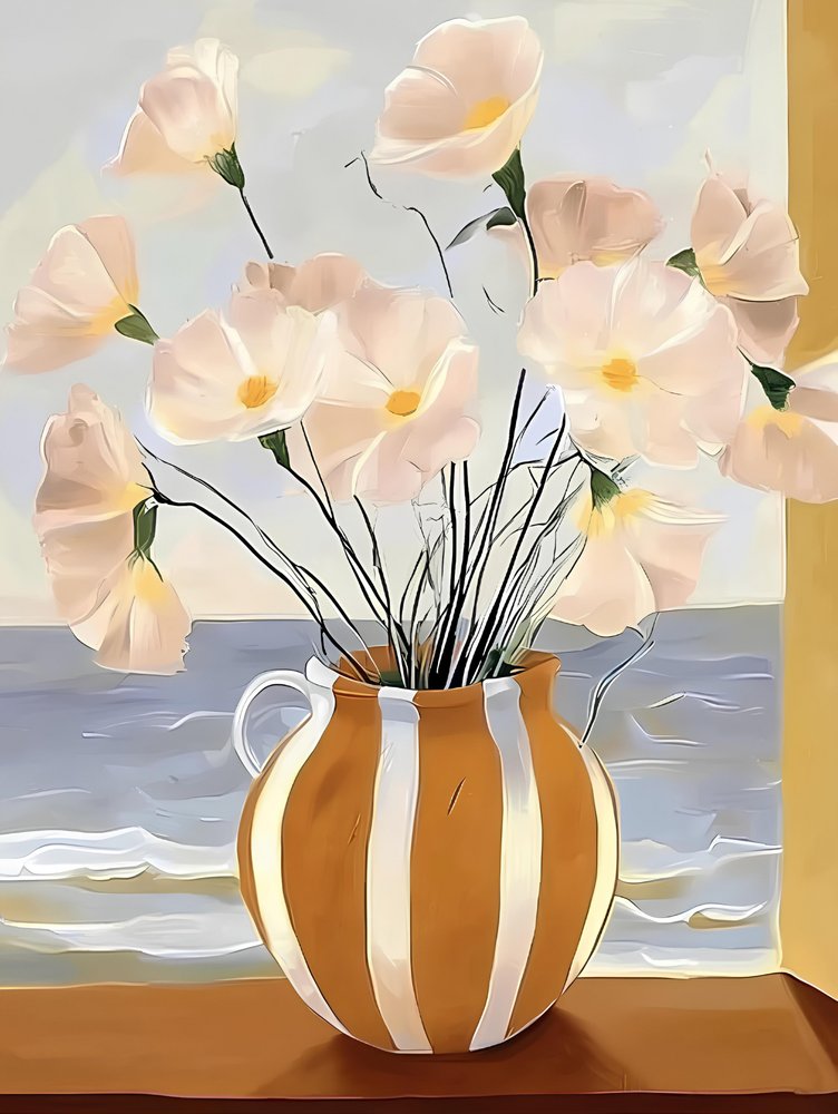 Coastal Window Blooms by Avanesova Elena