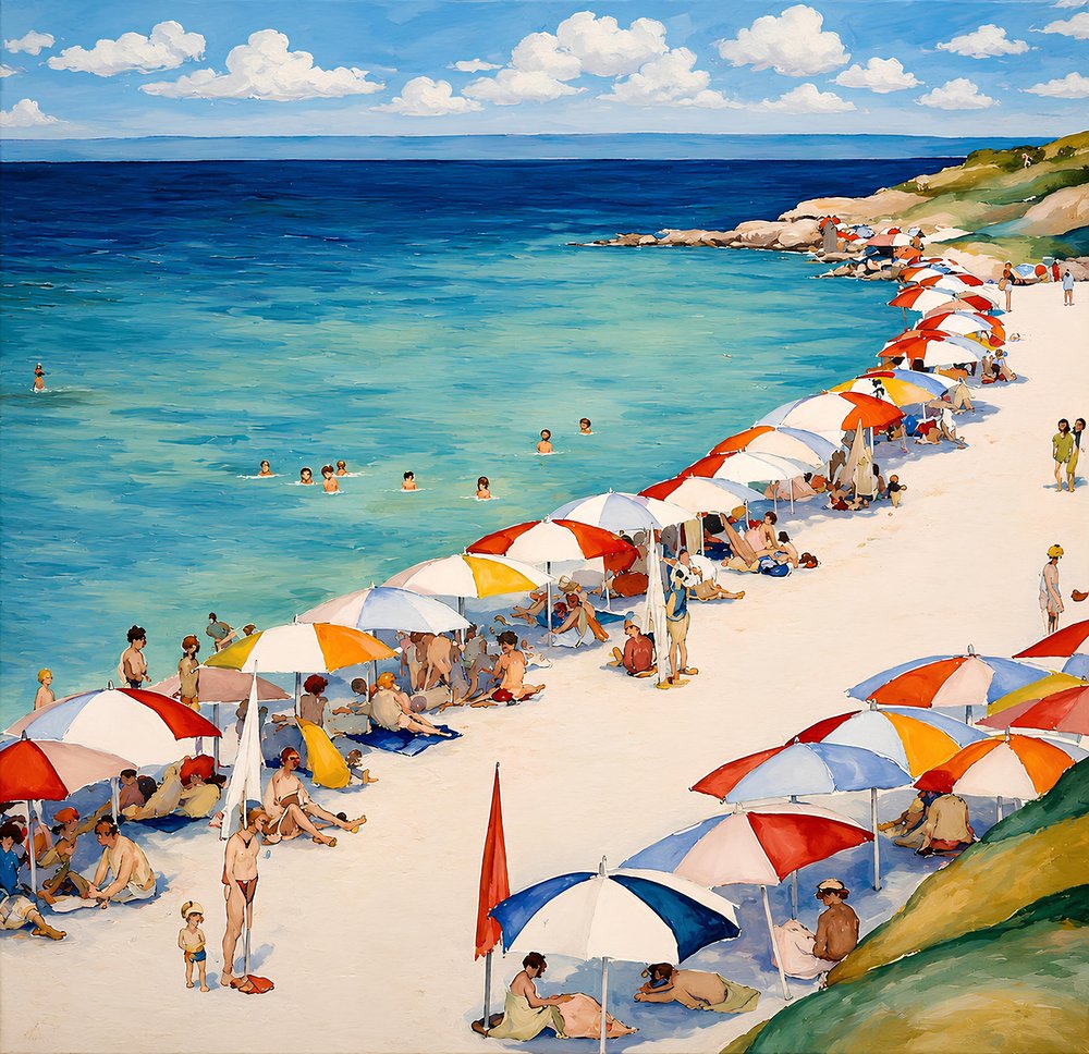 Sunny Beach Day by Avanesova Elena