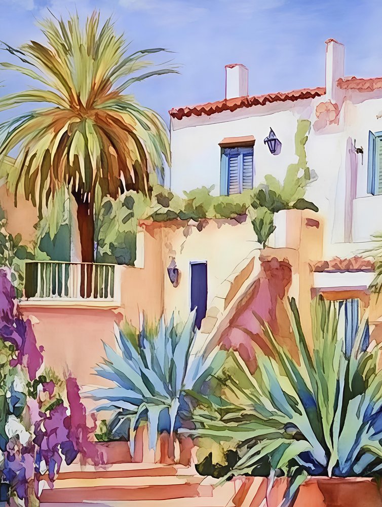 Sunny Mediterranean Villa by Avanesova Elena